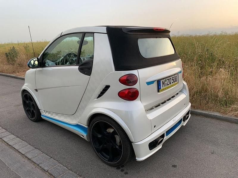 Gebraucht Smart ForTwo Cabrio Basis 71 PS (52 kW) 2008 Tridionsicherheitszelle silbe Cabrio