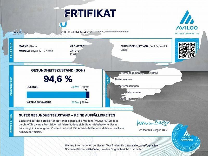 Gebraucht 2022 Skoda Enyaq iV RS SUV | 37.449 € (Guter Preis) - Bild 1/4