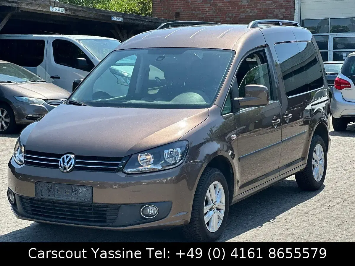 Gebraucht VW Caddy 102 PS (75 kW) 2014 Braun Van / Kleinbus