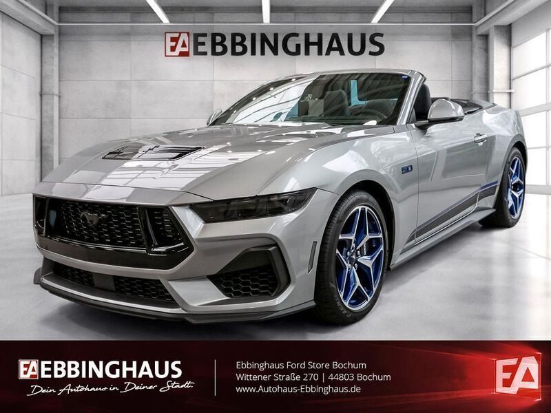 Silber Gebraucht 2025 Ford Mustang GT Convertible Cabrio | 59.999 € - Bild 1/4