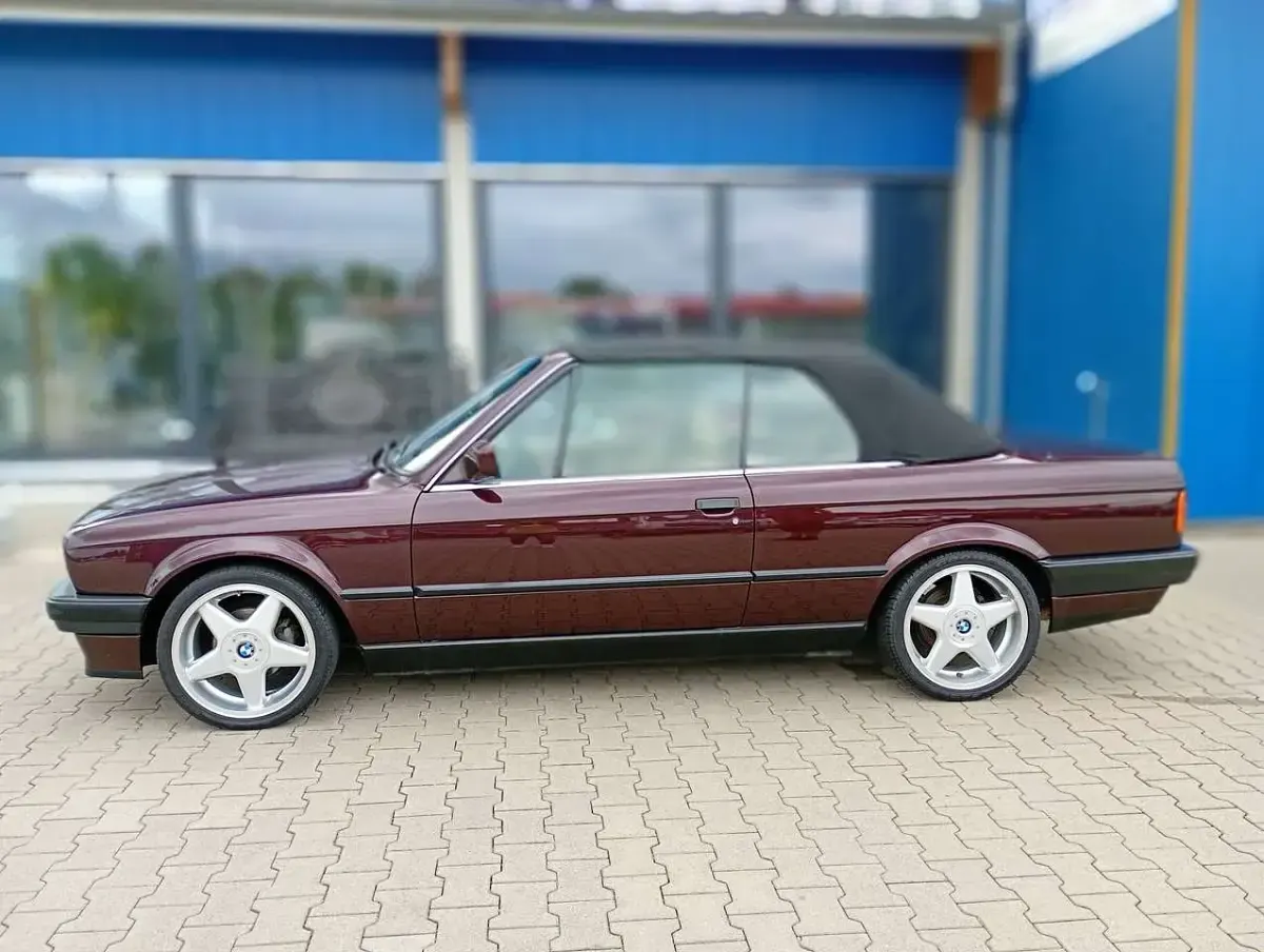Gebraucht BMW 320 Cabriolet 129 PS (94 kW) 1991 Violett Cabrio