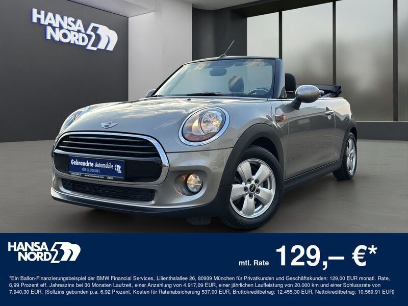 Silber / melting silver (metallic) Gebraucht 2016 Mini Cooper Cabriolet Cabrio | 14.950 € (Fairer Preis) - Bild 1/4