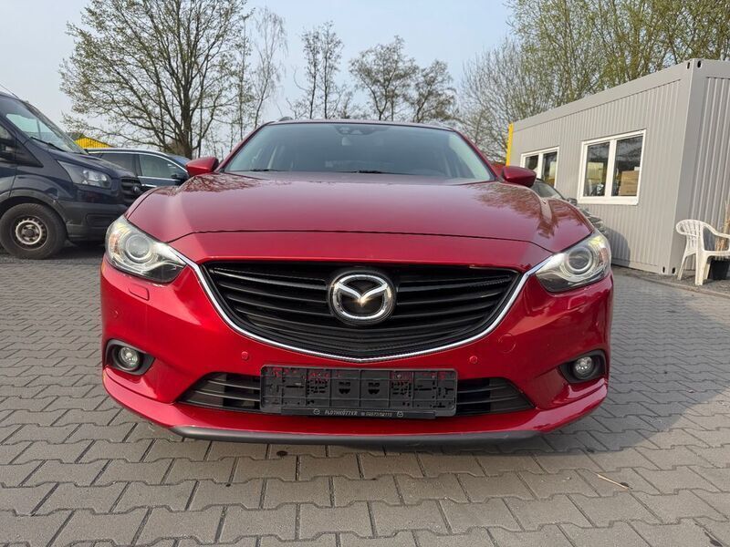 Rot Gebraucht 2014 Mazda 6 Sports-Line Kombi | 4.990 € (Superpreis) - Bild 1/4