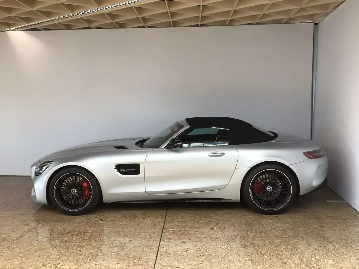 Gebraucht Mercedes AMG GT AMG 557 PS (409 kW) 2021 Designo iridiumsilber magno Cabrio