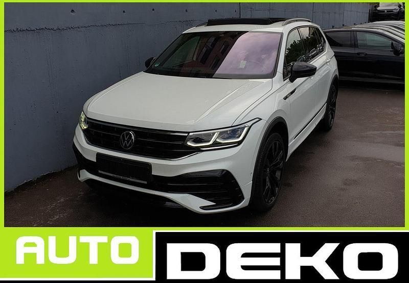Weiß Gebraucht 2022 VW Tiguan Allspace R-line SUV | 37.470 € (Teuer) - Bild 1/4