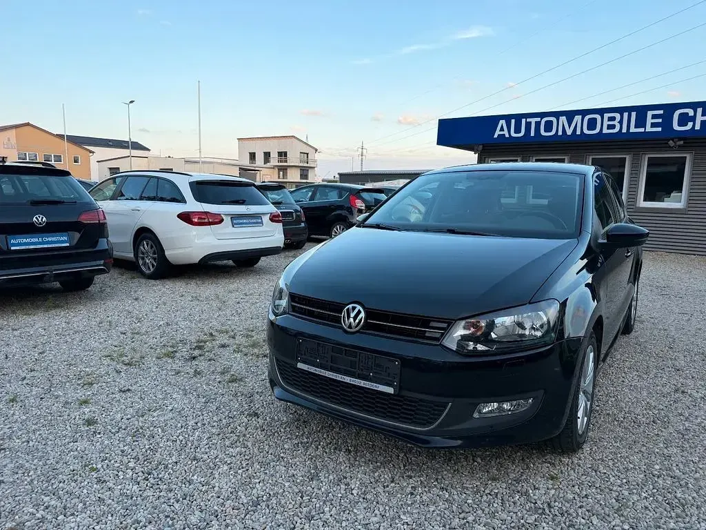 Gebraucht VW Polo Style 90 PS (66 kW) 2011 Schwarz Kleinwagen