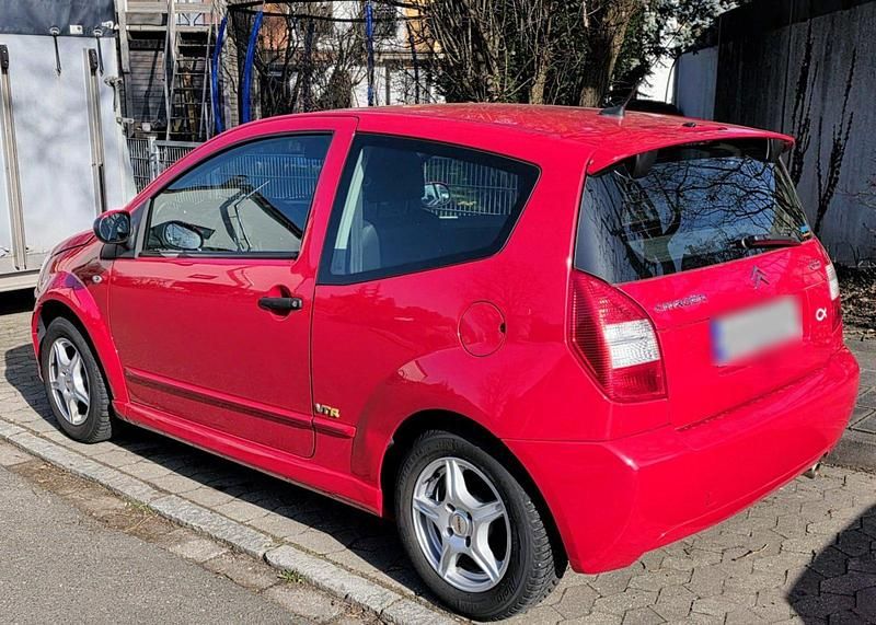 Gebraucht Citroën C2 73 PS (53 kW) 2008 Rot Kleinwagen