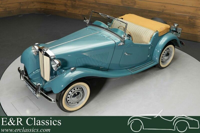 Blau Gebraucht 1953 MG TD Cabrio | 36.950 € - Bild 1/4