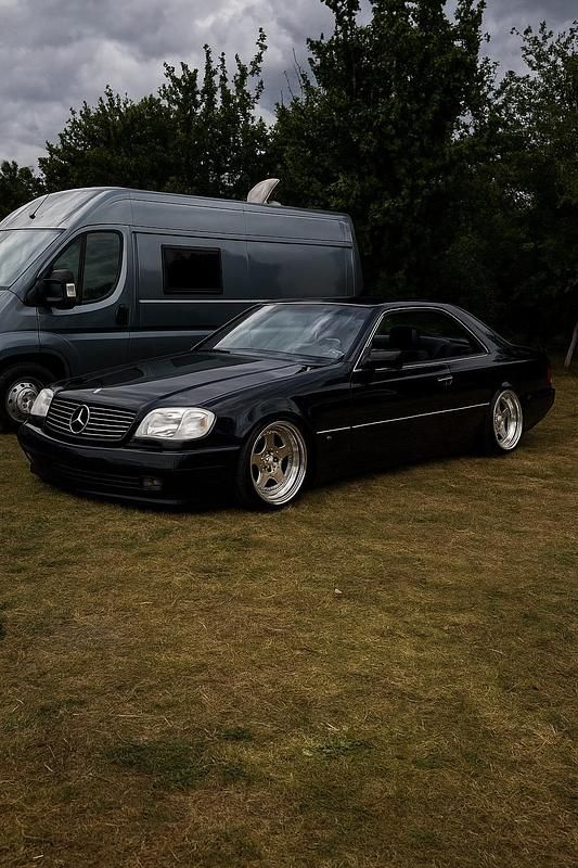Blau Gebraucht 1998 Mercedes CL500 Coupé | 24.999 € - Bild 1/3