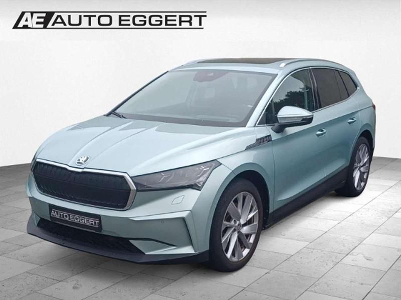 Silber Gebraucht 2021 Skoda Enyaq iV ecoSuite SUV | 29.990 € (Superpreis) - Bild 1/3