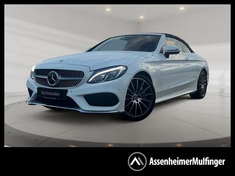 Unilack polarweiß Gebraucht 2017 Mercedes C250 AMG Cabrio | 29.949 € (Fairer Preis) - Bild 1/4