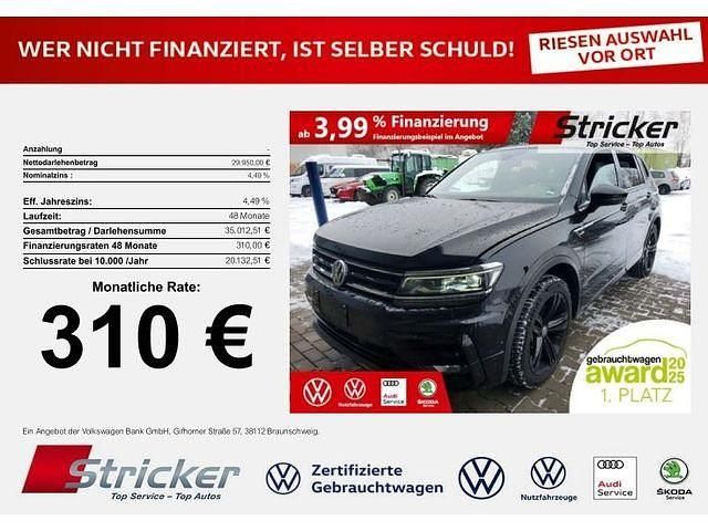 Gebraucht VW Tiguan Allspace Style 200 PS (147 kW) 2021 Deep black perleffekt (metallic) SUV