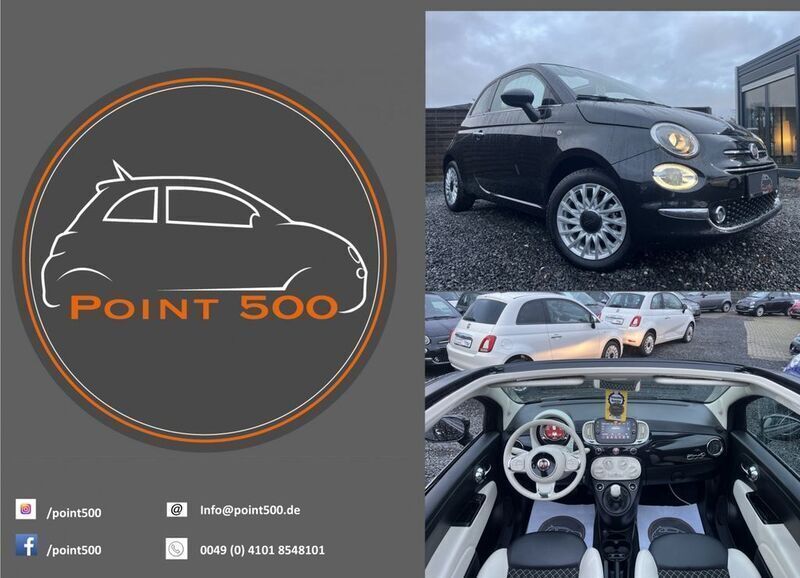Schwarz Gebraucht 2021 Fiat 500C Star Cabrio | 14.890 € (Fairer Preis) - Bild 1/4