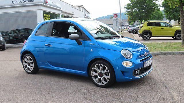 Blau Gebraucht 2021 Fiat 500 Sport Kleinwagen | 12.990 € (Fairer Preis) - Bild 1/4