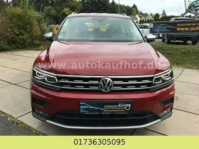Gebraucht VW Tiguan Allspace Comfortline 150 PS (110 kW) 2019 Rot SUV