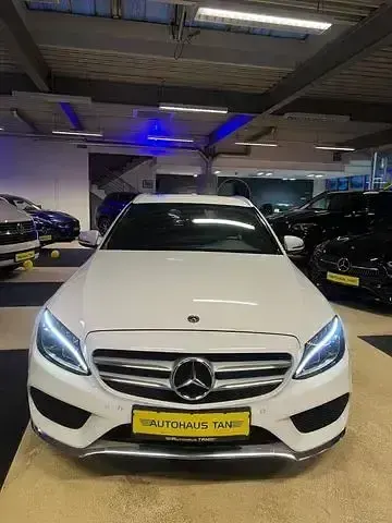 Gebraucht Mercedes C350e AMG line 211 PS (155 kW) 2018 Weiß Kombi