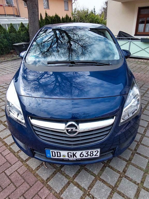 Gebraucht Opel Meriva Edition 101 PS (74 kW) 2014 Blau Van / Kleinbus