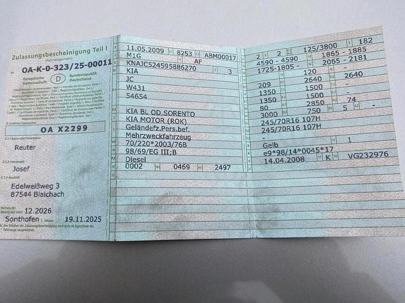 Andere farben Gebraucht 2009 Kia Sportage SUV | 2.900 € (Fairer Preis) - Bild 1/4