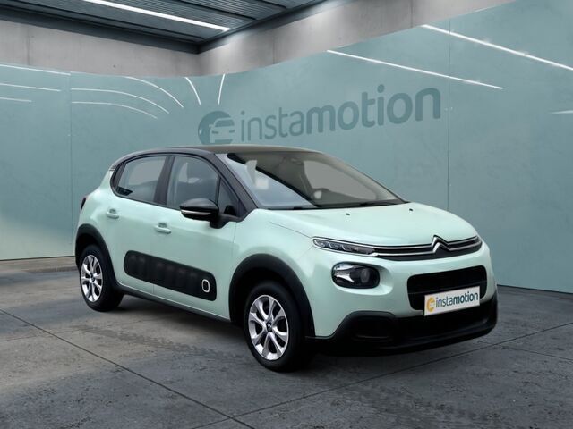 Gebraucht Citroën C3 Feel 82 PS (60 kW) 2018 Grün Kleinwagen