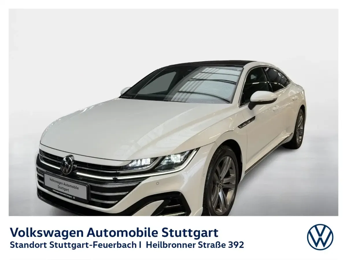 Gebraucht VW Arteon R-line 280 PS (205 kW) 2023 Oryxweiß perlmutteffekt Limousine