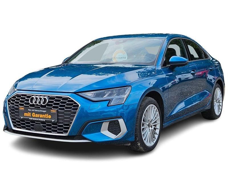 Blau Gebraucht 2021 Audi A3 Advanced Limousine | 21.880 € (Guter Preis) - Bild 1/4