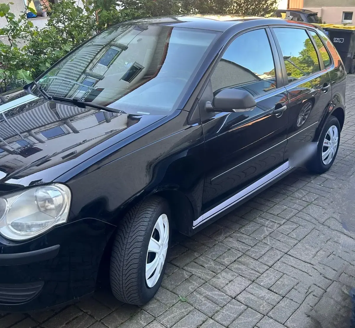 Gebraucht VW Polo 50 PS (36 kW) 2008 Schwarz Kleinwagen