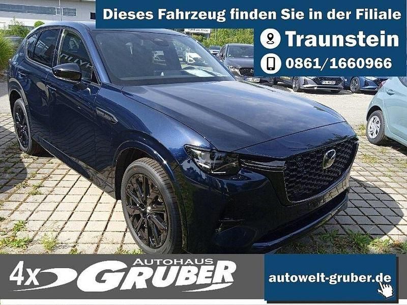 Deep crystal blue Neu 2025 Mazda CX-60 Homura-Line SUV | 50.699 € (Fairer Preis) - Bild 1/4