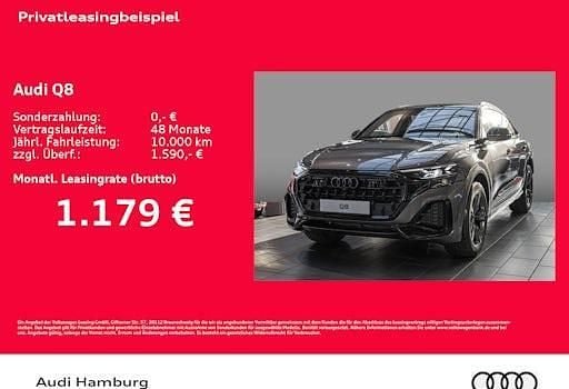Neu Audi Q8 Ambiente 286 PS (210 kW) 2025 Grau SUV