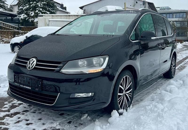 Gebraucht VW Sharan Allstar 150 PS (110 kW) 2017 Schwarz Van / Kleinbus