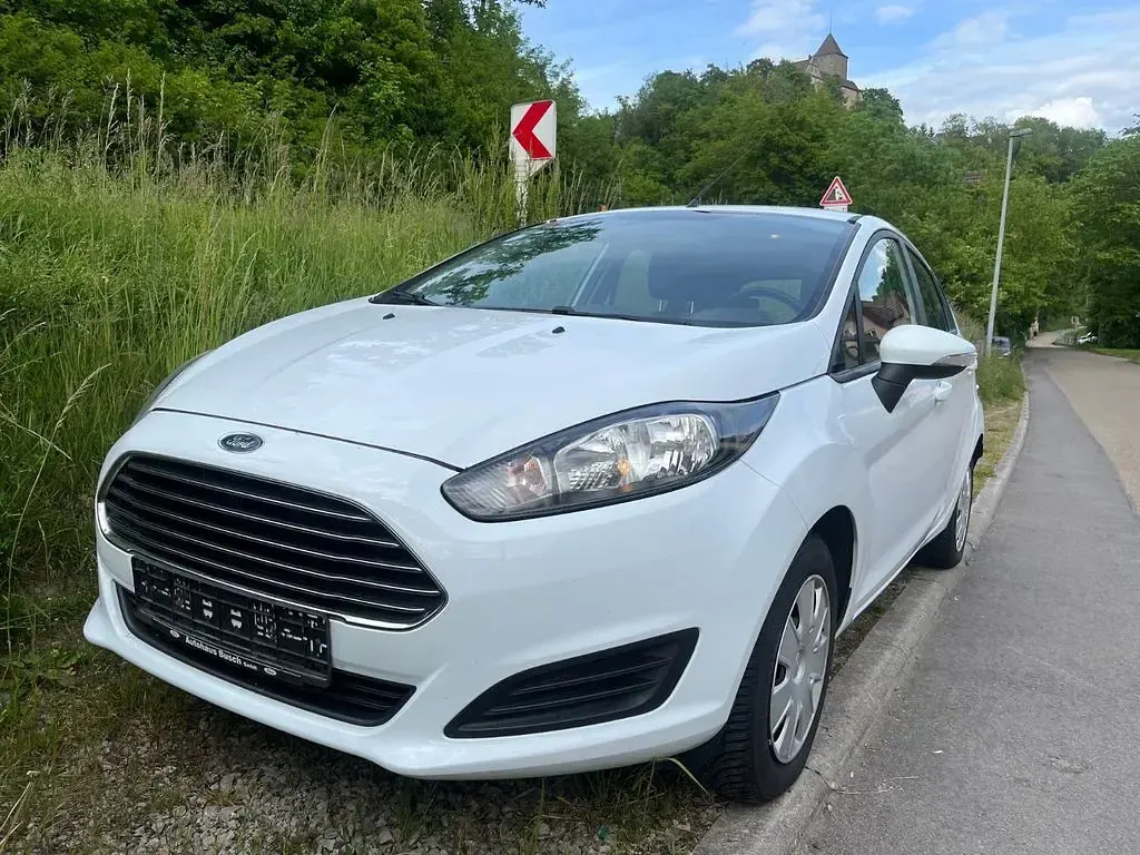 Usata Ford Fiesta Trend 101 CV (74 kW) 2014 Bianco Utilitaria