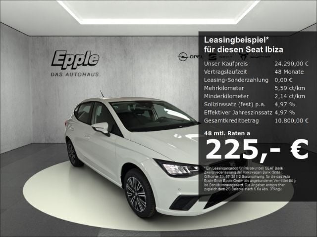 Weiß Neu 2025 Seat Ibiza Style Limousine | 24.290 € (Fairer Preis) - Bild 1/4