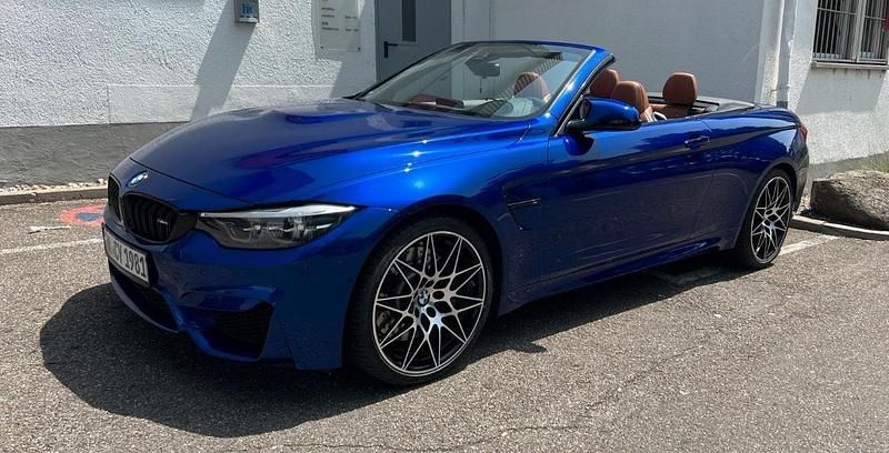 Blau Gebraucht 2019 BMW M4 Cabriolet Competition Edition Cabrio | 51.995 € (Guter Preis) - Bild 1/4