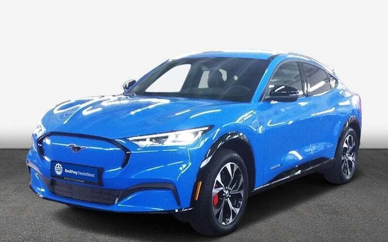 Blau Gebraucht 2023 Ford Mustang Mach-E Premium SUV | 38.925 € (Fairer Preis) - Bild 1/4