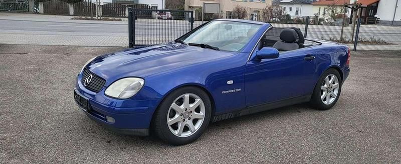 Blau Gebraucht 2000 Mercedes SLK230 Cabrio | 3.980 € (Guter Preis) - Bild 1/4