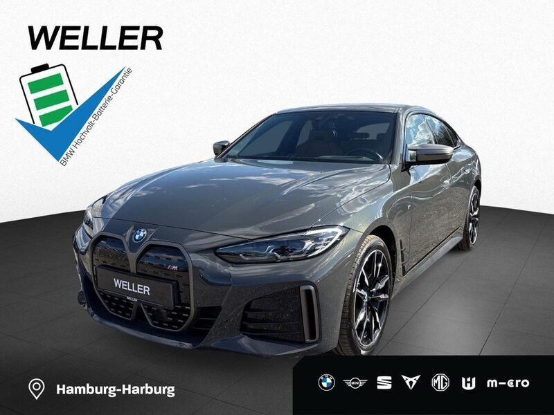 Dravitgrau (grau) Gebraucht 2022 BMW i4 Comfort Edition Limousine | 44.850 € (Superpreis) - Bild 1/3