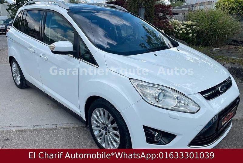 Gebraucht Ford Grand C-Max Titanium 125 PS (91 kW) 2013 Weiß Van / Kleinbus