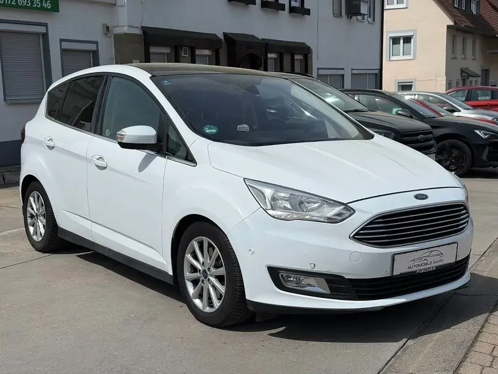 Gebraucht Ford C-MAX Titanium 150 PS (110 kW) 2017 Weiß Van / Kleinbus