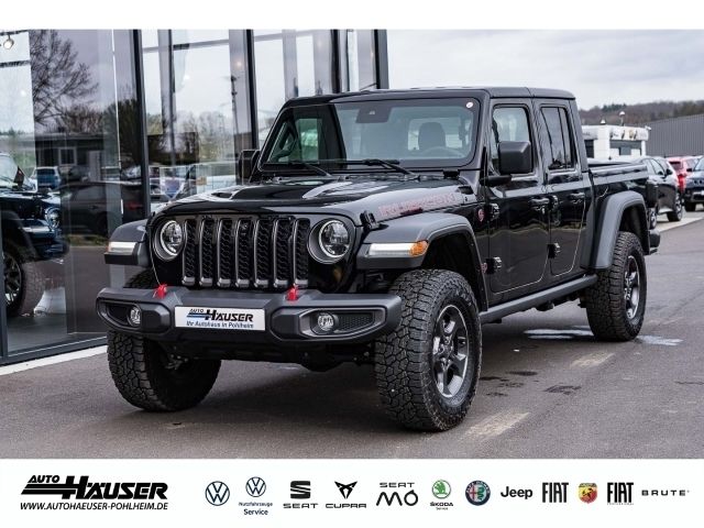 Schwarz (black clear coat) Gebraucht 2022 Jeep Gladiator Rubicon SUV | 77.975 € - Bild 1/4