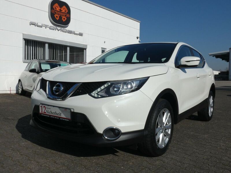 Weiß Gebraucht 2016 Nissan Qashqai Acenta SUV | 14.990 € (Fairer Preis) - Bild 1/4