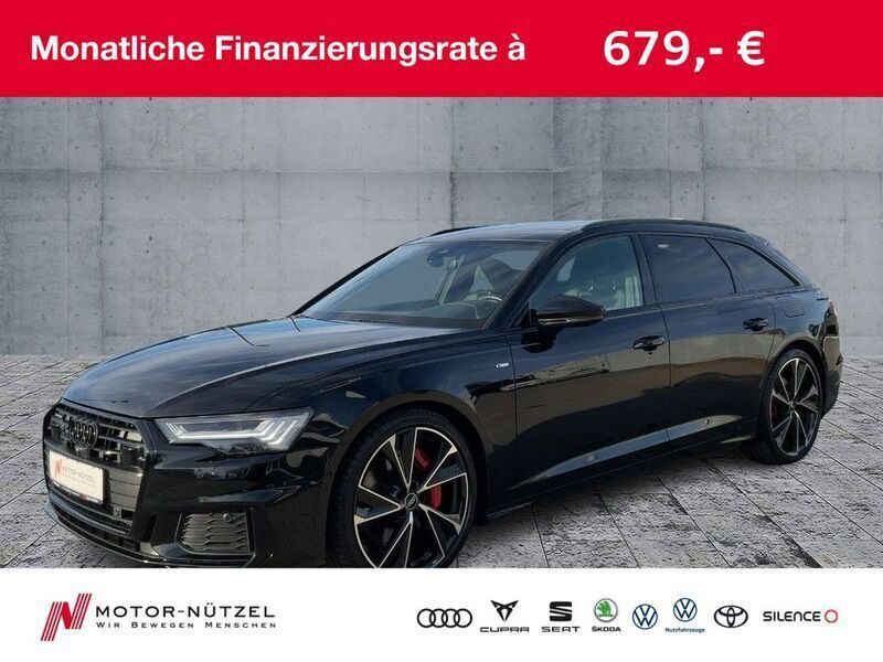 Mythosschwarz metallic Gebraucht 2022 Audi A6 S-Line Kombi | 50.890 € (Teuer) - Bild 1/4