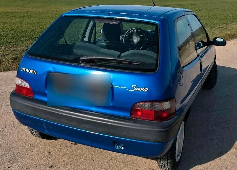 Gebraucht Citroën Saxo 60 PS (44 kW) 2001 Blau Kleinwagen
