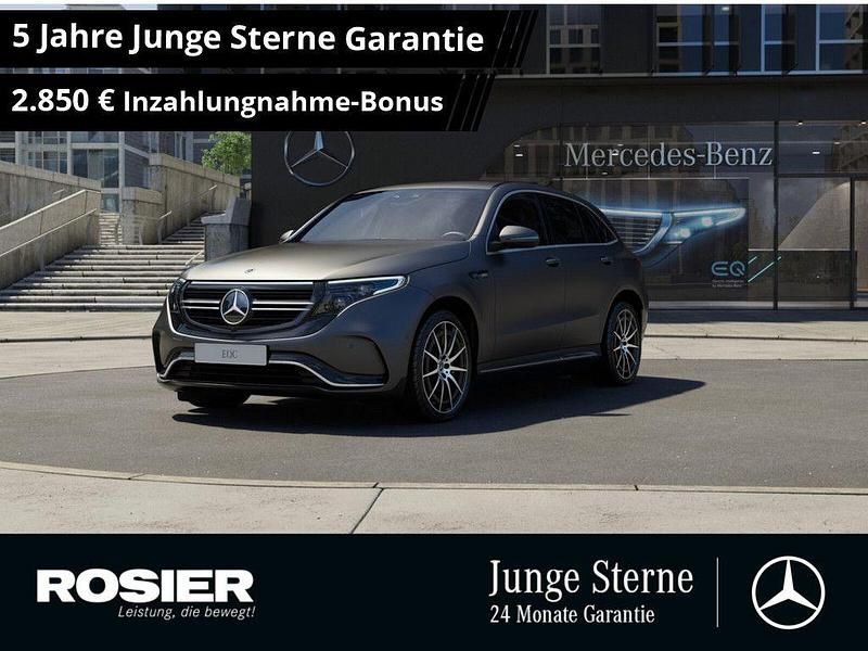Grau / selenitgrau Gebraucht 2022 Mercedes EQC400 AMG line SUV | 35.490 € (Guter Preis) - Bild 1/4