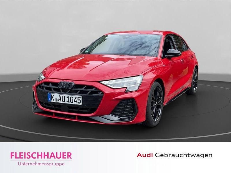 Rot Gebraucht 2025 Audi A3 Sportback S-Line Limousine | 39.990 € (Fairer Preis) - Bild 1/4