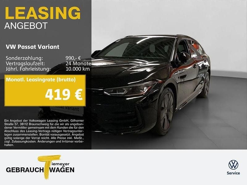 Schwarz Gebraucht 2025 VW Passat R-line Kombi | 41.430 € (Guter Preis) - Bild 1/4
