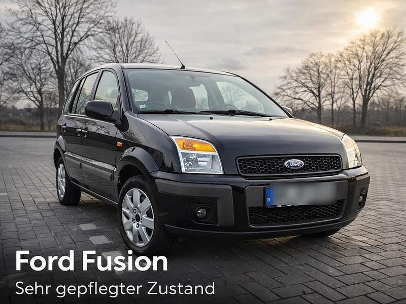 Gebraucht Ford Fusion 68 PS (50 kW) 2008 Blau Kleinwagen