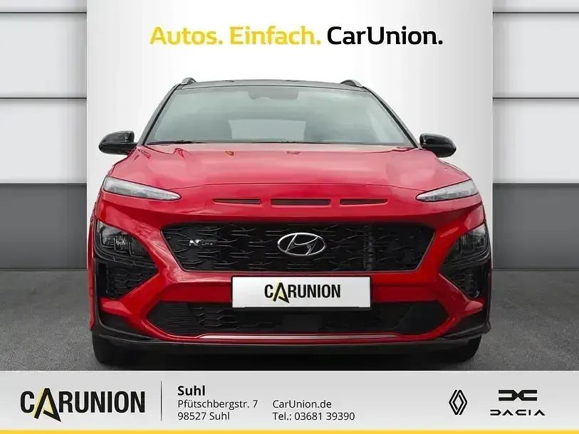 Gebraucht Hyundai Kona N Line 120 PS (88 kW) 2021 Ignite flame /dach phantom bla SUV