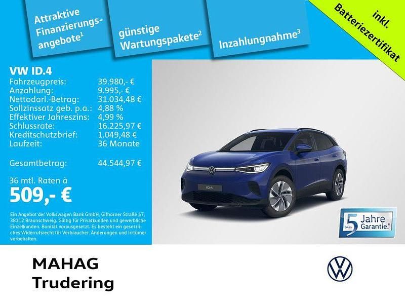 Blau Gebraucht 2025 VW ID.4 Pro SUV | 39.980 € (Superpreis) - Bild 1/2
