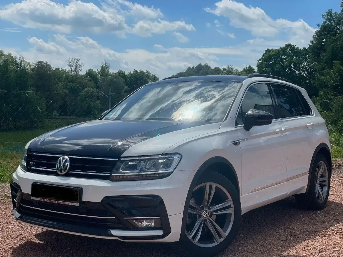 Gebraucht VW Tiguan R-line 150 PS (110 kW) 2020 Weiß SUV