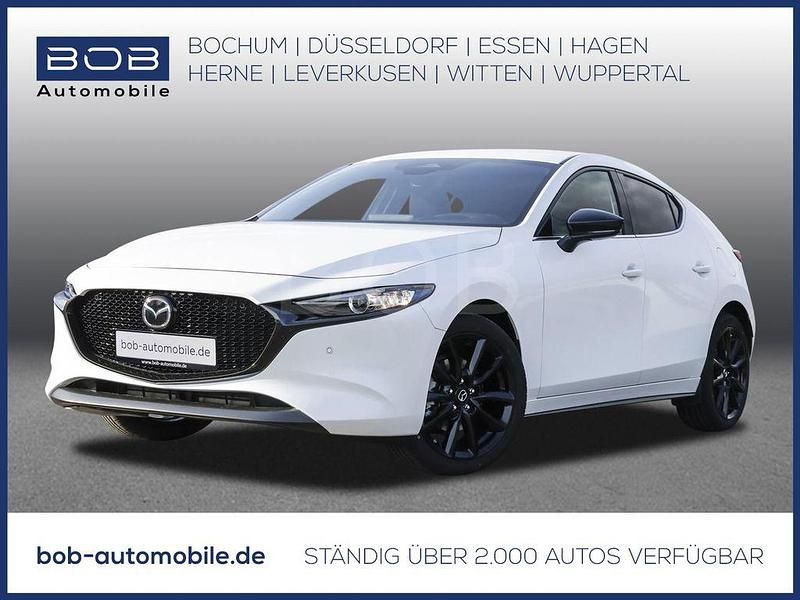 Satinweiß Gebraucht 2025 Mazda 3 Homura-Line Limousine | 26.888 € - Bild 1/3