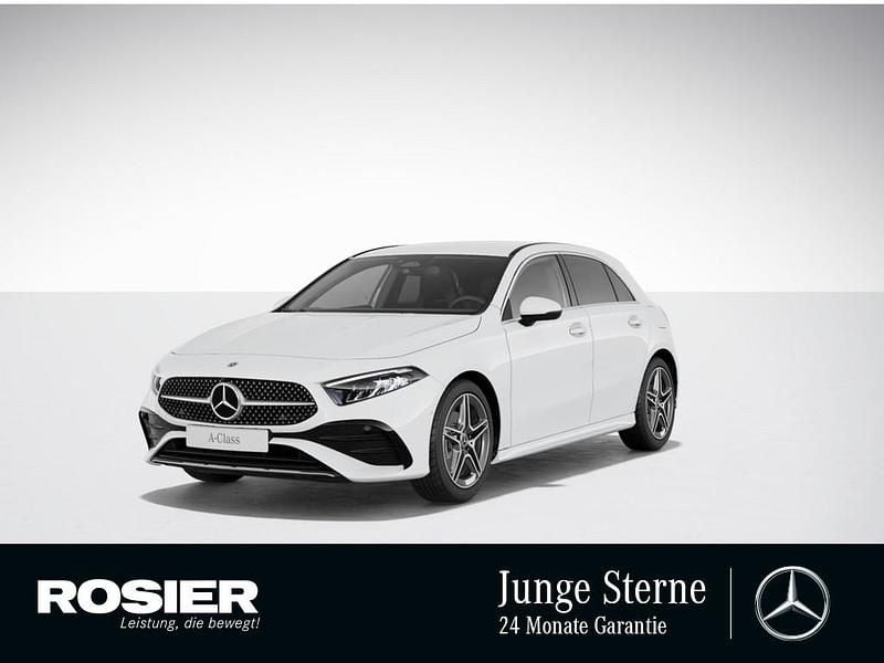 Weiss / polarweiß Gebraucht 2024 Mercedes A200 Premium Limousine | 35.575 € (Fairer Preis) - Bild 1/4